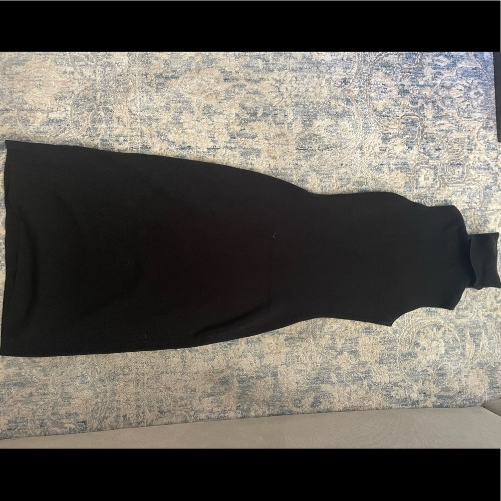 Missimo black turtleneck dress
